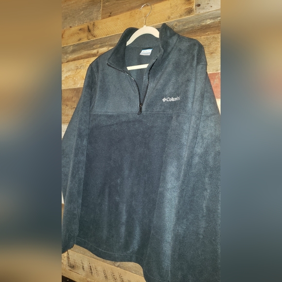 Mens black Columbia fleece - Picture 4 of 4